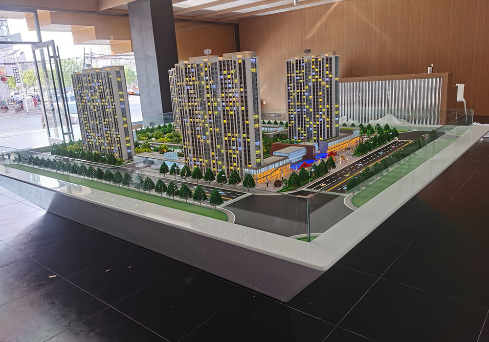 山西晋景：建筑沙盘模型景观与建筑灯光制作工艺是什么？